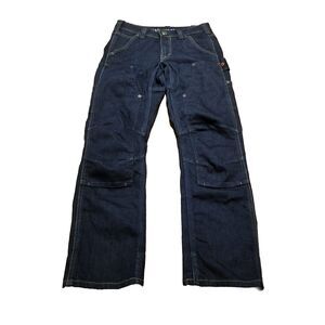 Dovetail Workwear Jeans Women's Size 00 Britt Utility Double Knee (26.5x27.5)